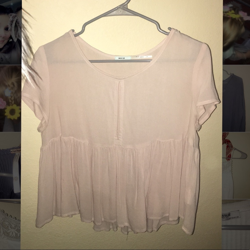 Urban Outfitters Light Pink Top